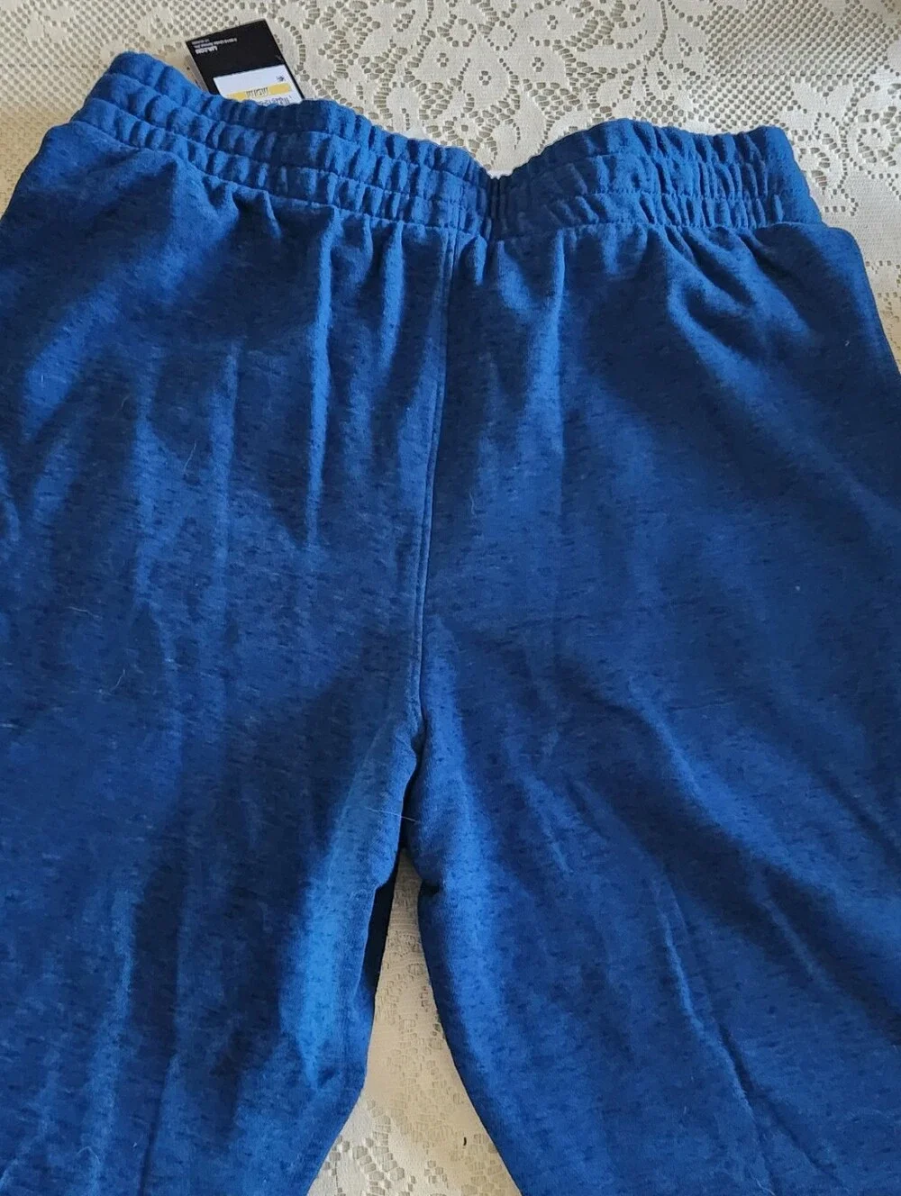 Men's NWT Under Armour Blue Drawstring Cotton Blend Shorts Size Medium
